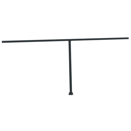 VidaXL Luifelpaalset 600x245 cm ijzer antracietkleurig