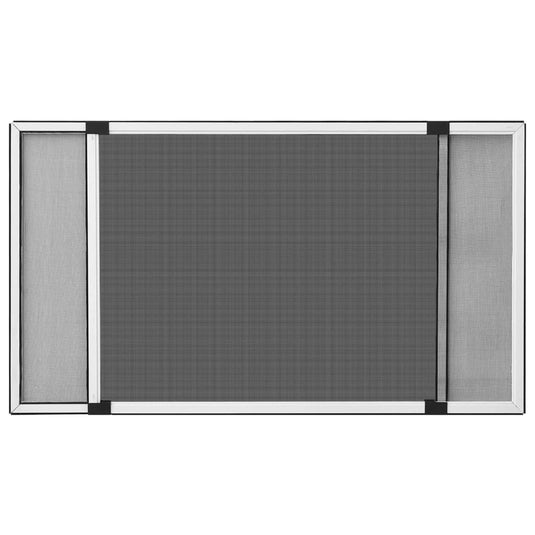 Vidaxl raamhor uitschuifbaar (75-143)x50 cm wit