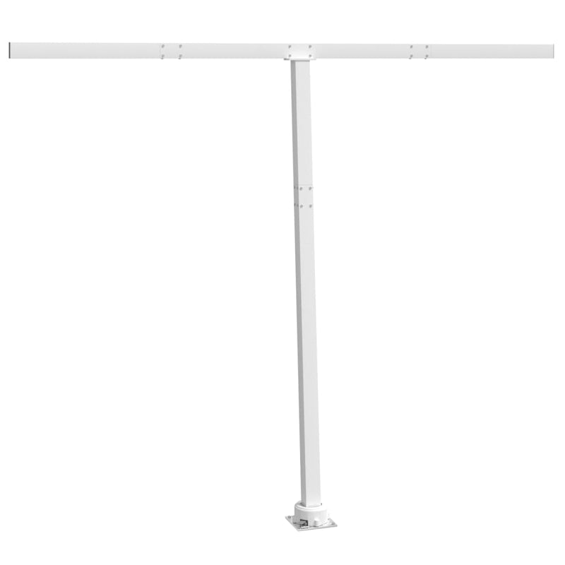 Load image into Gallery viewer, Vidaxl luifelpaalset 300x245 cm ijzer wit
