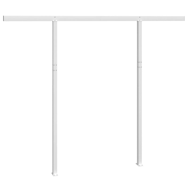 Load image into Gallery viewer, Vidaxl luifelpaalset 300x245 cm ijzer wit
