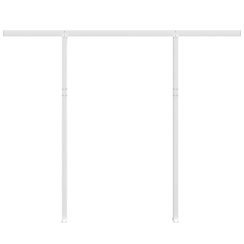 Load image into Gallery viewer, Vidaxl luifelpaalset 300x245 cm ijzer wit
