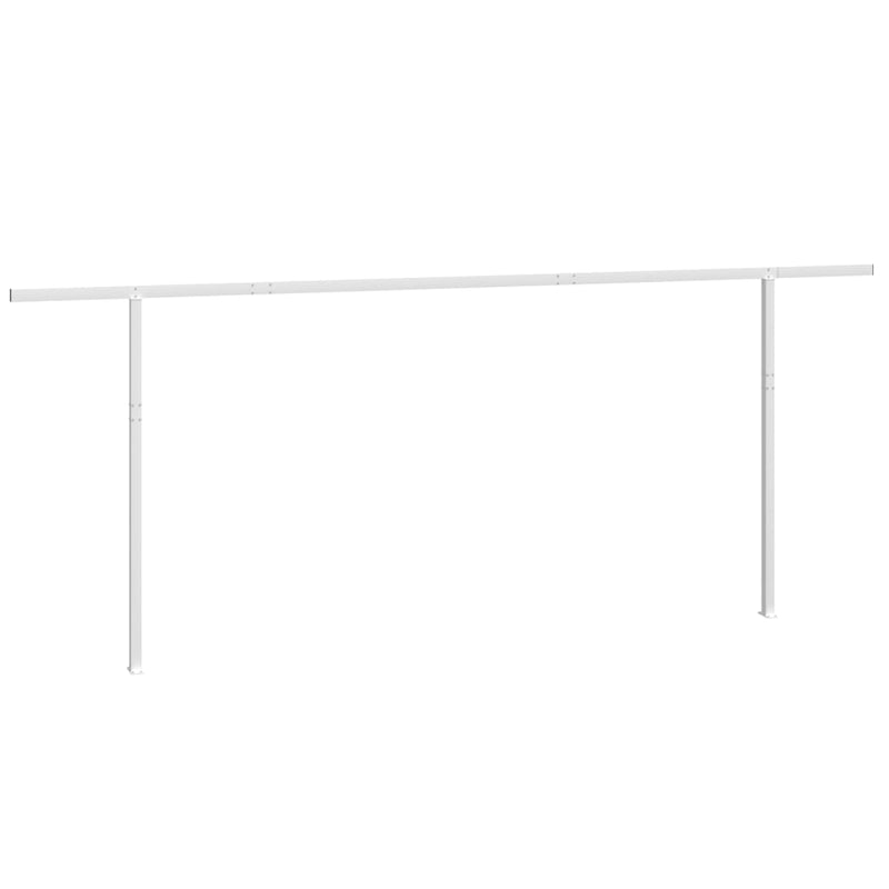 Load image into Gallery viewer, VidaXL Luifelpaalset 600x245 cm ijzer wit
