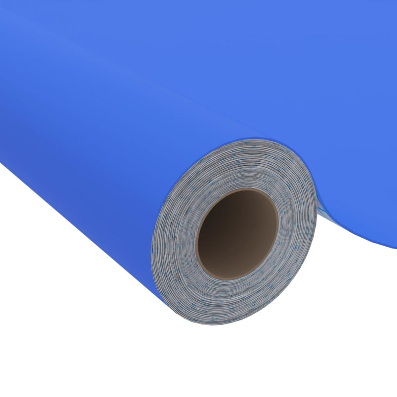 Load image into Gallery viewer, Vidaxl meubelfolie zelfklevend 500x90 cm pvc hoogglans blauw
