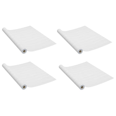 Vidaxl deurfolies zelfklevend 4 st 210x90 cm pvc withoutkleurig