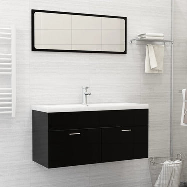 Vidaxl inbouwwastafel met kraan 101x39x18 cm keramiek wit