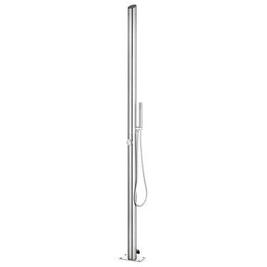 Vidaxl buitendouche 220 cm roestvrij staal