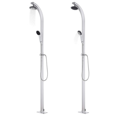 Vidaxl buitendouche 215 cm aluminium