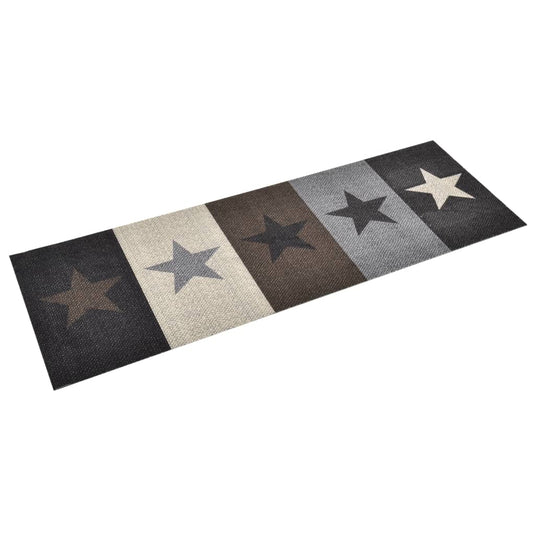 VidaXL Keukenmat wasbaar Star 45x150 cm