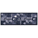 Vidaxl keukenmat wasbaar coffee 45x150 cm blauw