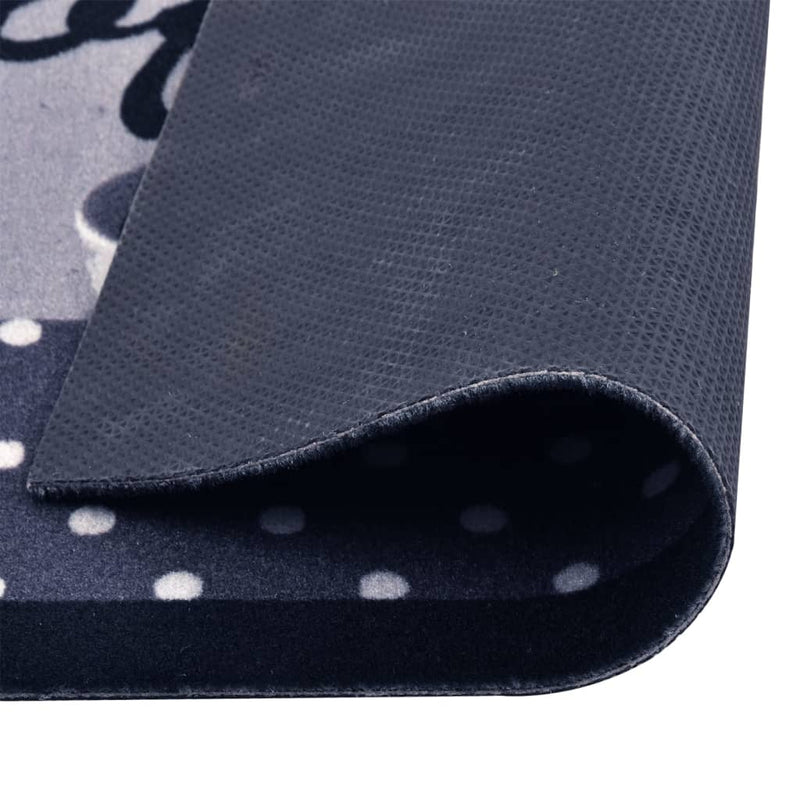 Load image into Gallery viewer, Vidaxl keukenmat wasbaar coffee 60x180 cm blauw
