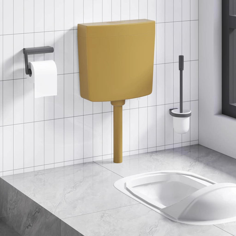 Load image into Gallery viewer, Vidaxl toiletstortbak met watertoevoer onderin 3 6 l currygeel
