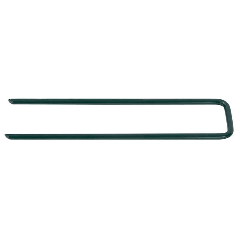 Load image into Gallery viewer, Vidaxl kunstgraspennen 100 st u-vormig ijzer
