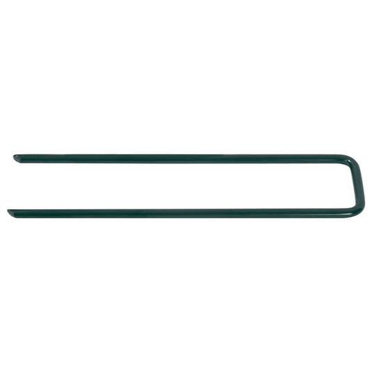 Vidaxl kunstgraspennen 100 st u-vormig ijzer