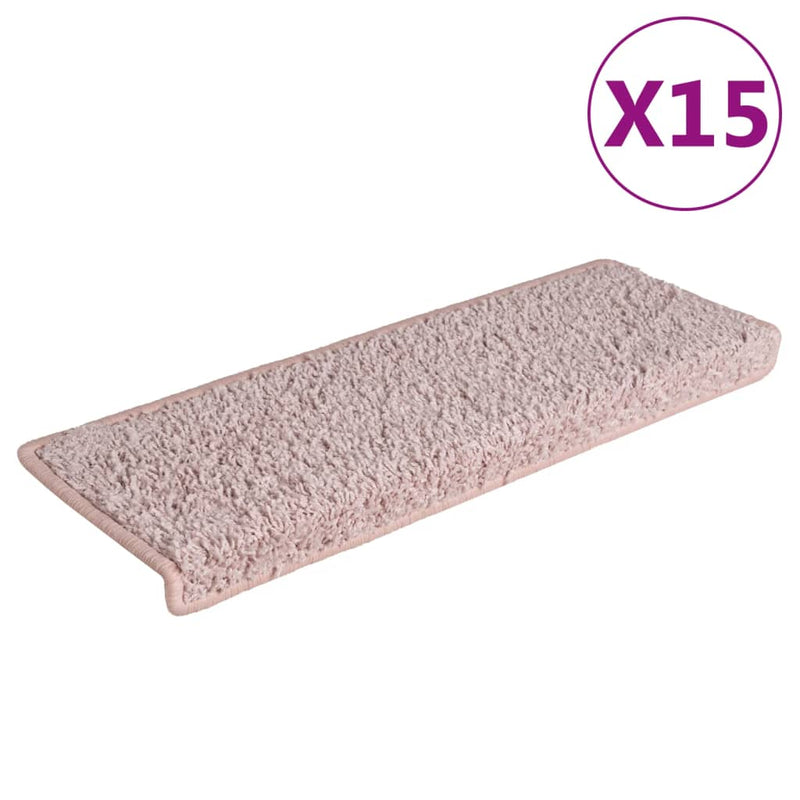 Load image into Gallery viewer, Vidaxl trapmatten 15 st 65x21x4 cm wit en roze
