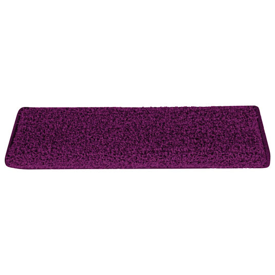 Vidaxl trapmatten 15 st 65x21x4 cm roze rechthoekige rand