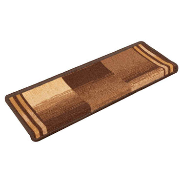 Vidaxl trapmatten zelfklevend 15 st 65x21x4 cm bruin