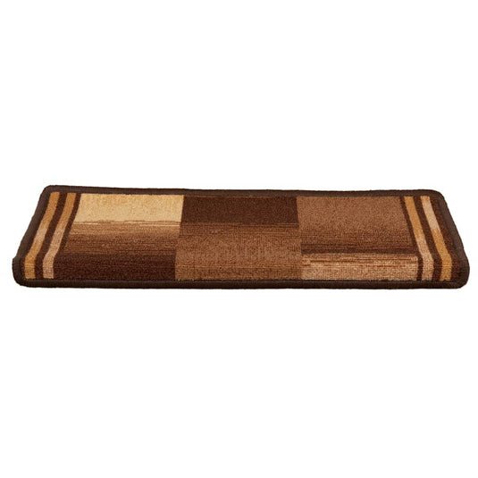 Vidaxl trapmatten zelfklevend 15 st 65x21x4 cm bruin