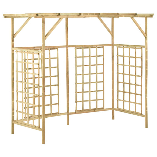 VidaXL Pergola voor 3 containers geïmpregneerd grenenhout