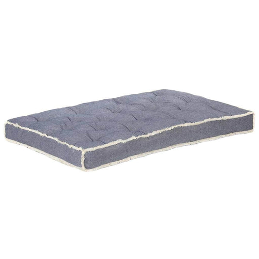 Vidaxl bankkussen pallet 120x80x10 cm blauw