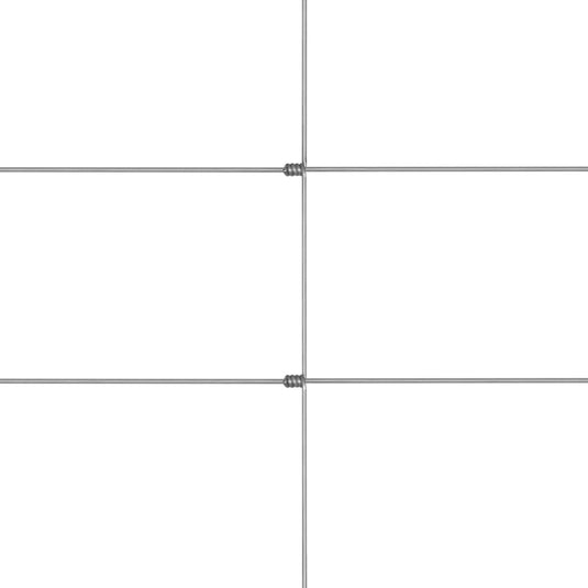 Vidaxl hek 50x0,8 m gegalvaniseerd staal zilverkleurig