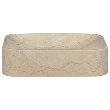 Vidaxl gootsteen 40x40x10 cm marmer crèmekleurig