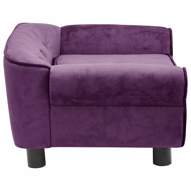 Load image into Gallery viewer, Vidaxl hondenbank 72x45x30 cm pluche bordeauxrood
