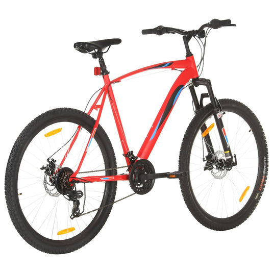 VidaXL Mountainbike 21 versnellingen 29 inch wielen 53 cm frame rood