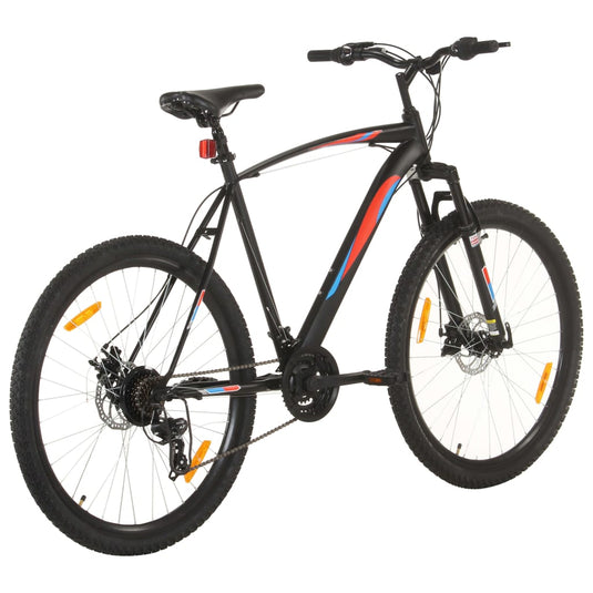 VidaXL Mountainbike 21 versnellingen 29 inch wielen 53 cm frame zwart
