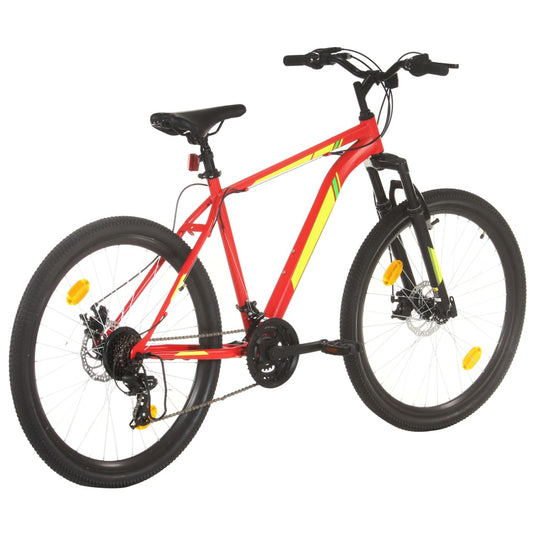 VidaXL Mountainbike 21 versnellingen 27,5 inch wielen 42 cm frame rood