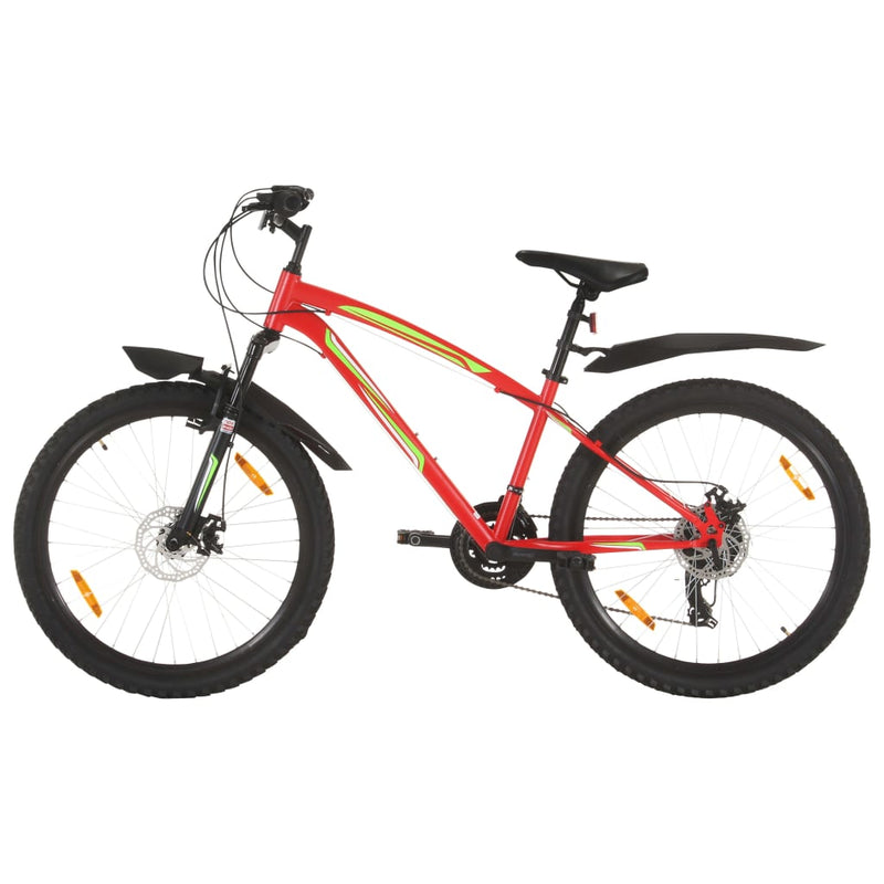 Load image into Gallery viewer, VidaXL Mountainbike 21 versnellingen 26 inch wielen 42 cm rood
