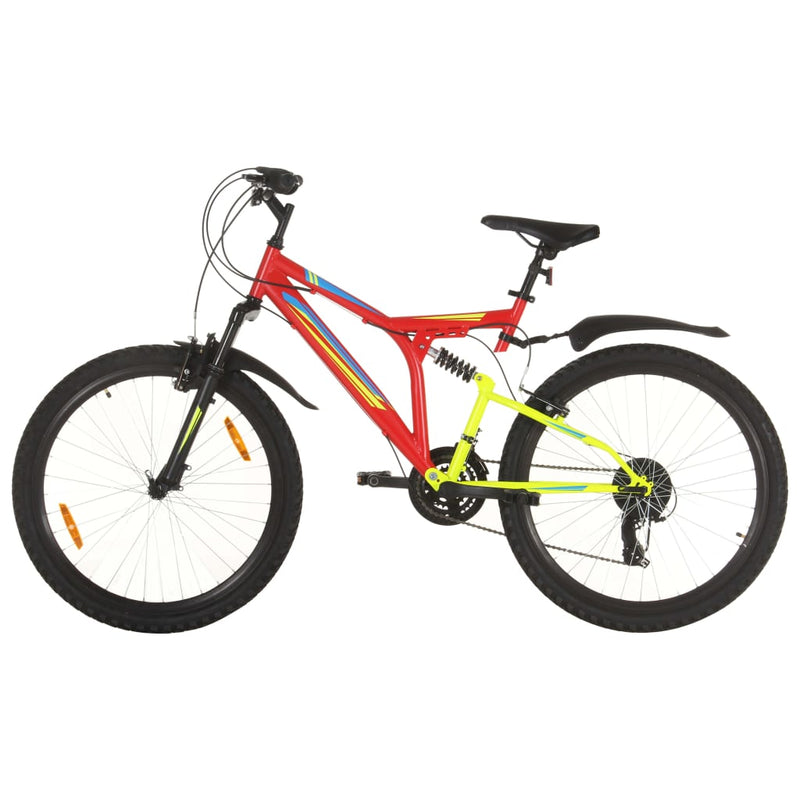 Load image into Gallery viewer, VidaXL Mountainbike 21 versnellingen 26 inch wielen 49 cm rood

