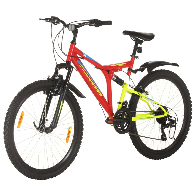 Load image into Gallery viewer, VidaXL Mountainbike 21 versnellingen 26 inch wielen 49 cm rood
