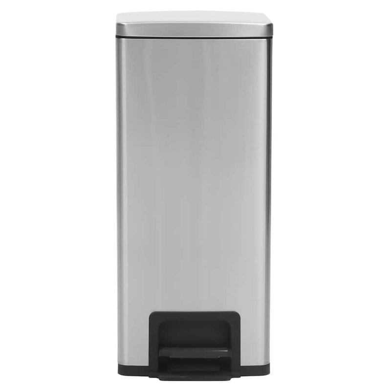 Load image into Gallery viewer, Vidaxl pedaalemmer met anti-vingerafdruk 30 l rvs zilverkleurig
