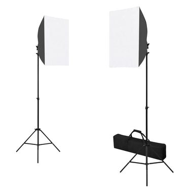 Vidaxl fotostudioset met softboxlampen, achtergrond en reflector