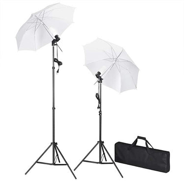 Vidaxl fotostudioset met lampen, paraplu's, achtergrond en reflector