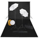 Vidaxl fotostudioset met lampen, paraplu's, achtergrond en reflector