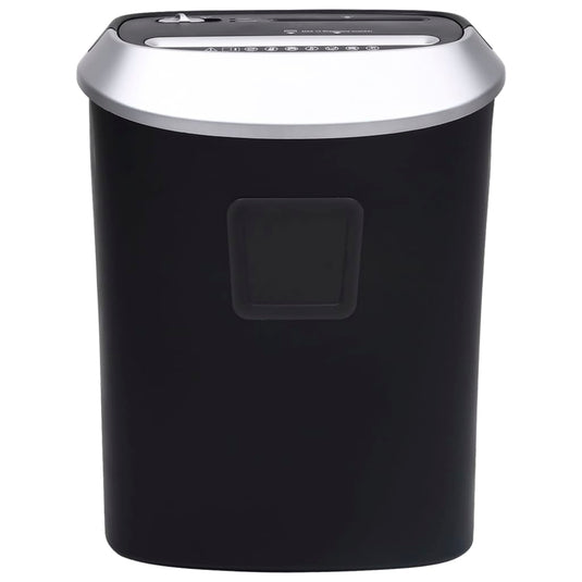 Vidaxl papierversnipperaar 10 pagina's crosscut zwart