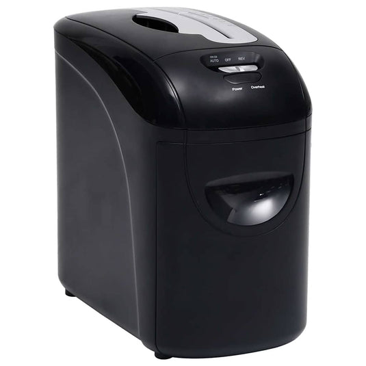 Vidaxl papierversnipperaar 10 pagina's microcut zwart