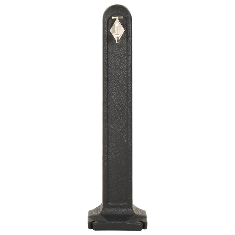 Load image into Gallery viewer, Vidaxl waterzuil met kraan steen-look antracietkleurig
