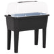 Vidaxl plantenbak verhoogd 77x38,7x82 cm pp