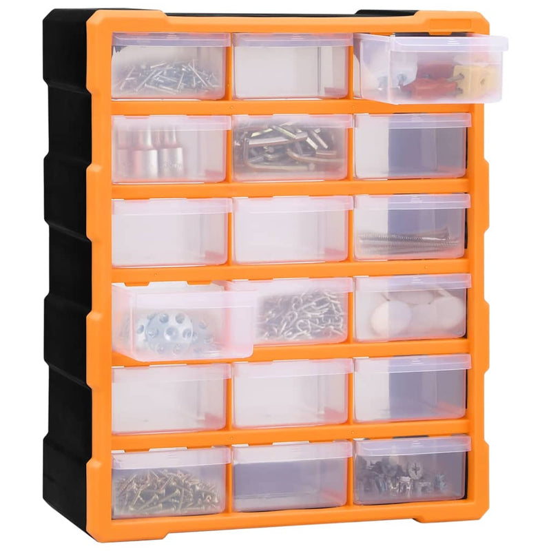 Load image into Gallery viewer, Vidaxl organiser met 18 medium lades 38x16x47 cm
