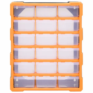 Vidaxl organiser met 18 medium lades 38x16x47 cm