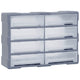 Vidaxl organiser met 8 grote lades 52x16x37 cm