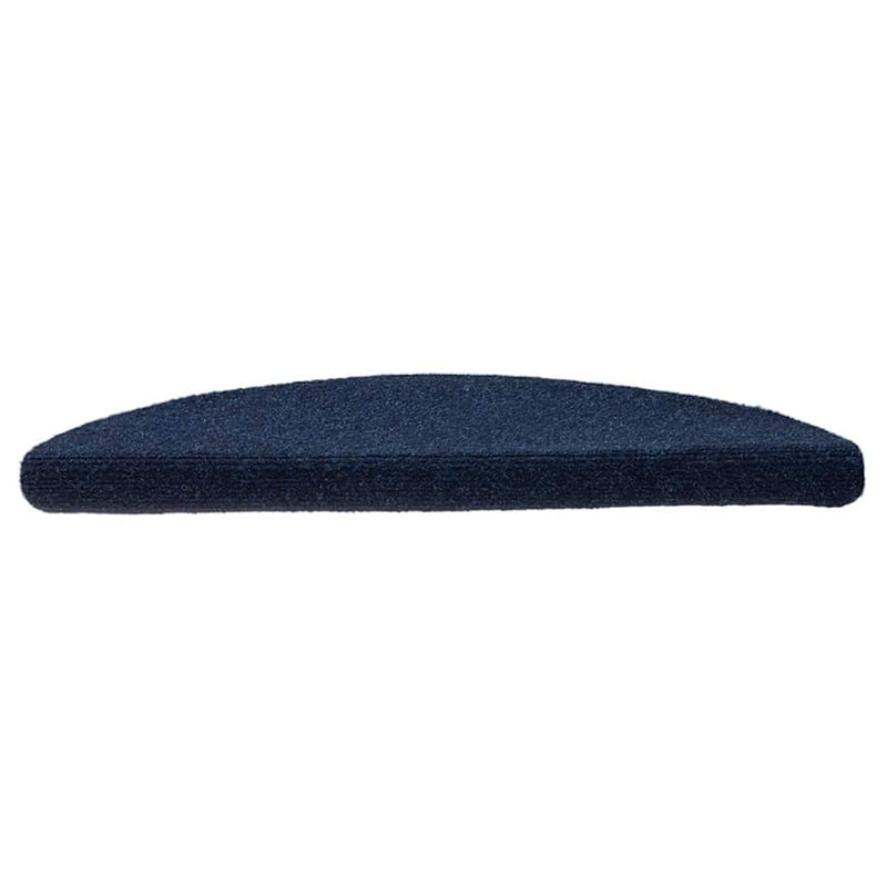 Load image into Gallery viewer, Vidaxl trapmatten zelfklevend 10 stuks 56x17x3 cm marineblauw halfrond

