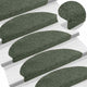 Vidaxl trapmatten zelfklevend 5 stuks 65x21x4 cm groen halfrond groot
