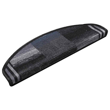 Vidaxl trapmatten zelfklevend 10 st 65x21x4 cm zwart en grijs