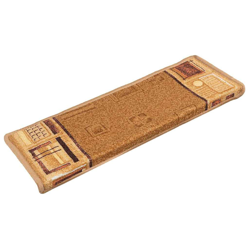 Load image into Gallery viewer, Vidaxl trapmatten zelfklevend 5 st 65x21x4 cm beige
