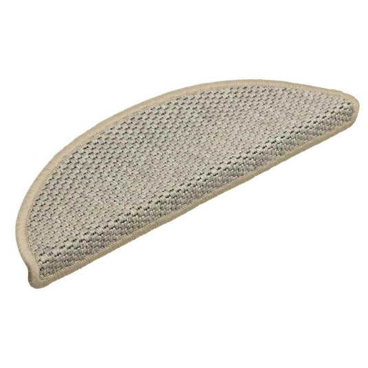 Vidaxl trapmatten zelfklevend 15 st sisal-look 56x17x3 cm lichtgroen