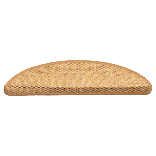 Vidaxl trapmatten zelfklevend 15 st sisal-look 56x17x3 cm sisalkleurig