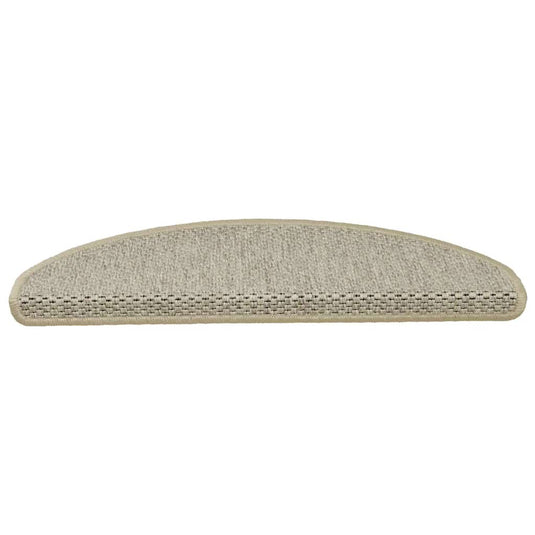 Vidaxl trapmatten zelfklevend 15 st sisal-look 65x21x4 cm lichtgroen